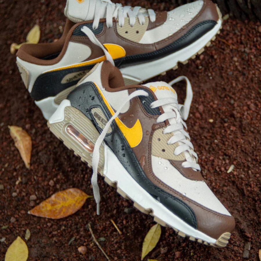 giày nike air max 90 gore-tex 'cacao wow light orewood brown' fd5810-201