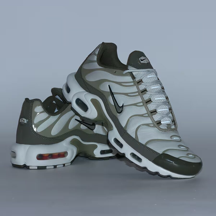 giày nike air max plus 'light bone medium olive' fb9722-002