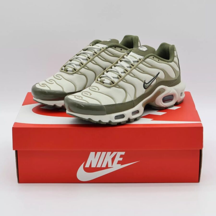 giày nike air max plus 'light bone medium olive' fb9722-002