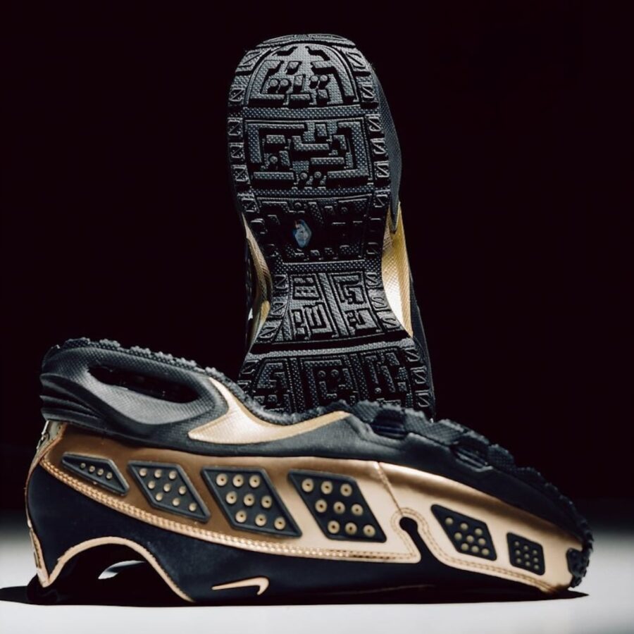 giày nike air max sndr 'black metallic gold' hj4130-002