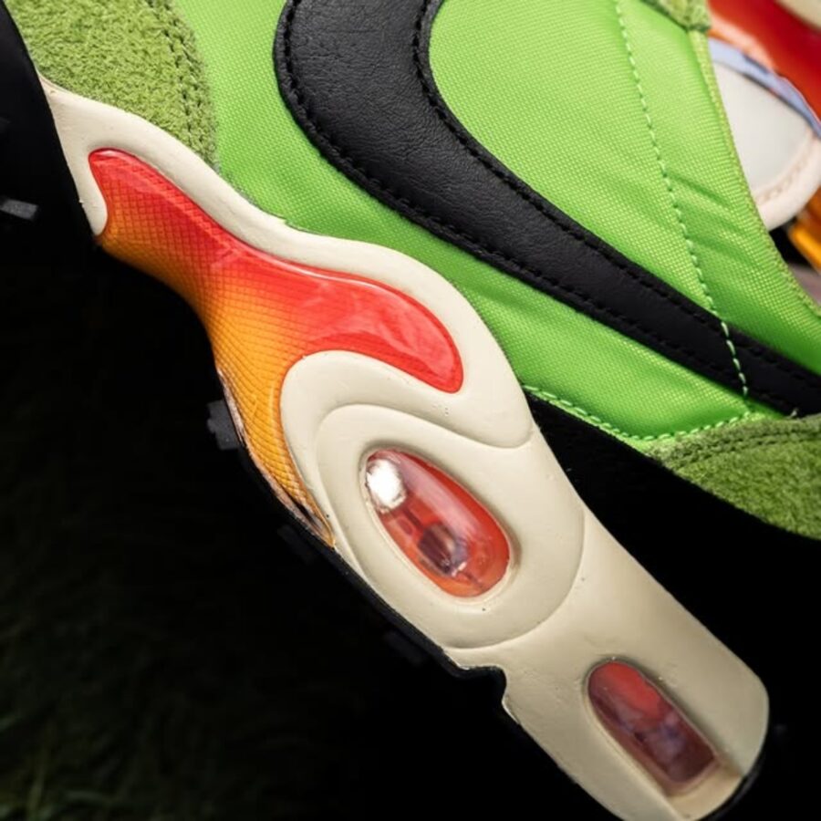 giày nike air max waffle 'action green altitude green' fv6946-301