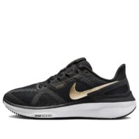 giày nike air zoom structure 25 'black metallic gold' dj7884-003