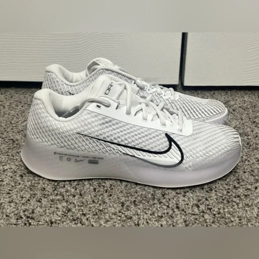 giày nike court air zoom vapor 11 'white black' dr6965-100