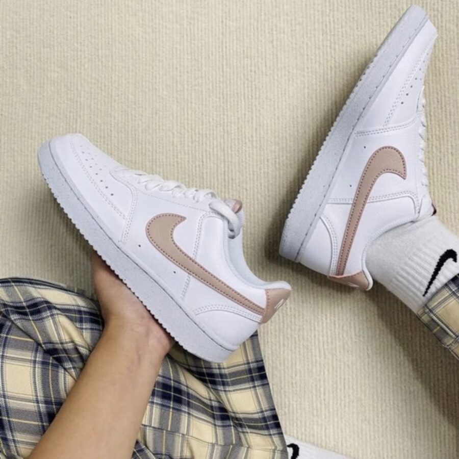giày nike court vision low next nature 'white pink oxford' dh3158-102