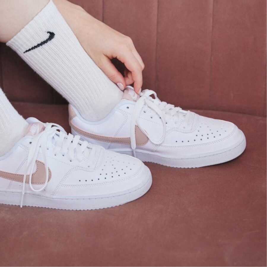 giày nike court vision low next nature 'white pink oxford' dh3158-102