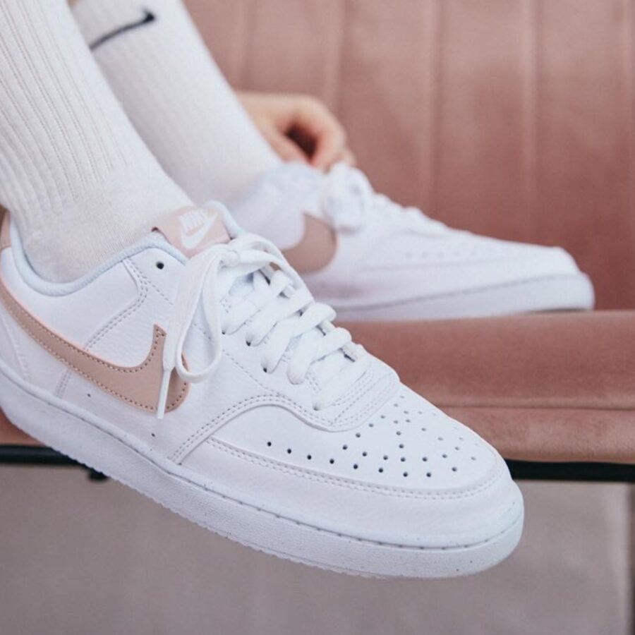 giày nike court vision low next nature 'white pink oxford' dh3158-102