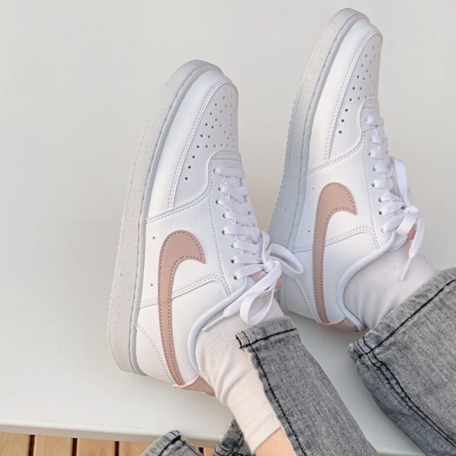 giày nike court vision low next nature 'white pink oxford' dh3158-102