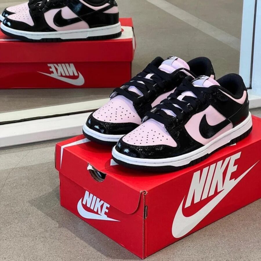 giày nike dunk low 'pink foam black' dj9955-600