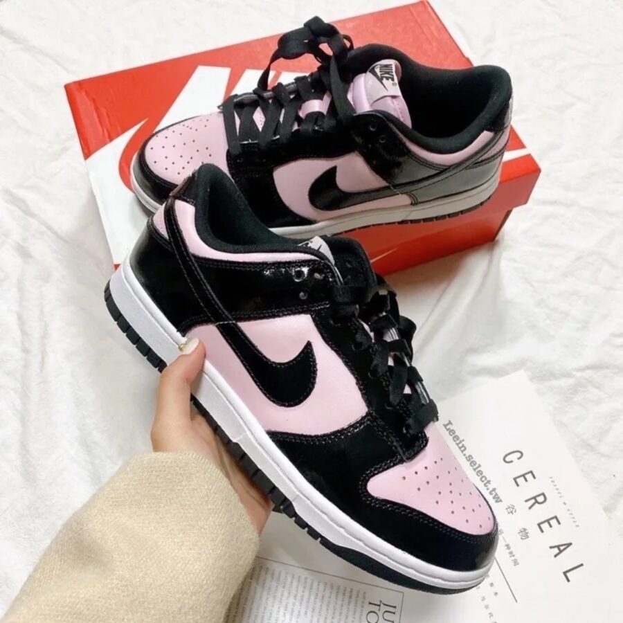 giày nike dunk low 'pink foam black' dj9955-600