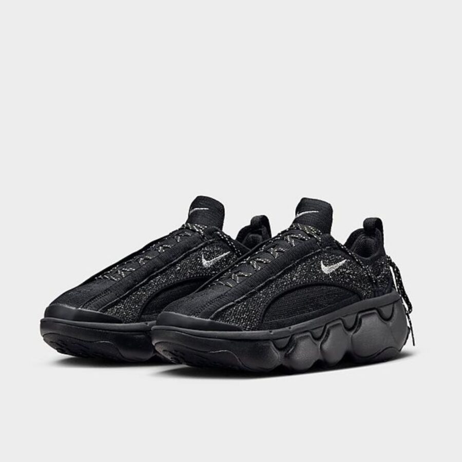 giày nike flyknit bloom 'black metallic silver' fd2149-004
