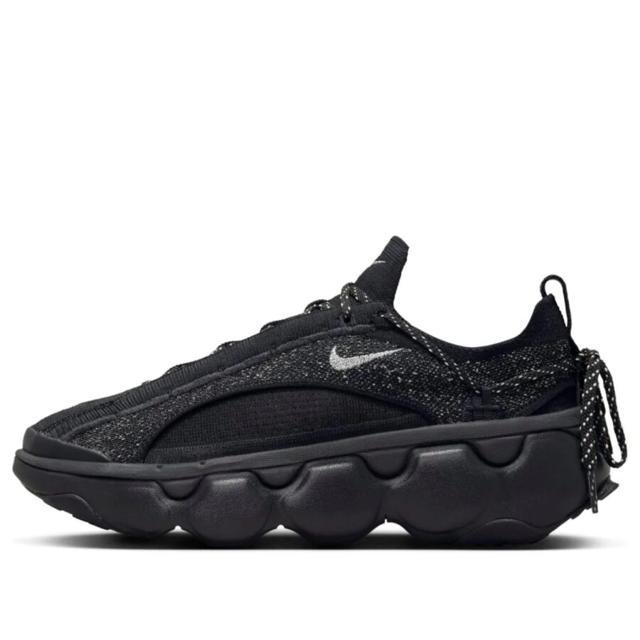giày nike flyknit bloom 'black metallic silver' fd2149-004