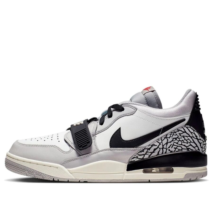 giày nike jordan legacy 312 low gs ‘tech grey cement’ cd9054-101