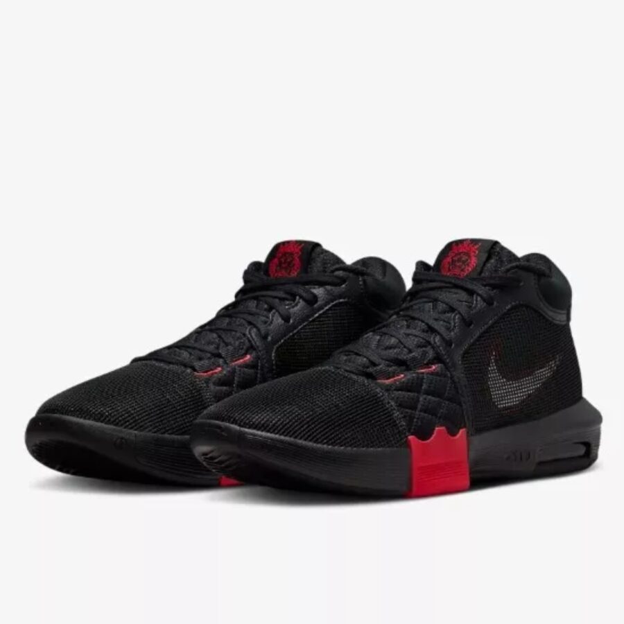 giày nike lebron witness 8 ep 'black university red' fb2237-005