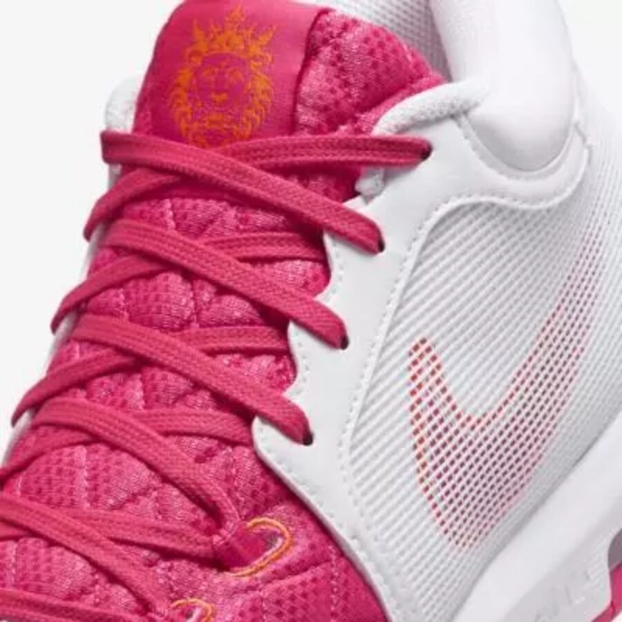 giày nike lebron witness 8 ep 'white bright mandarin pink' fb2237-104