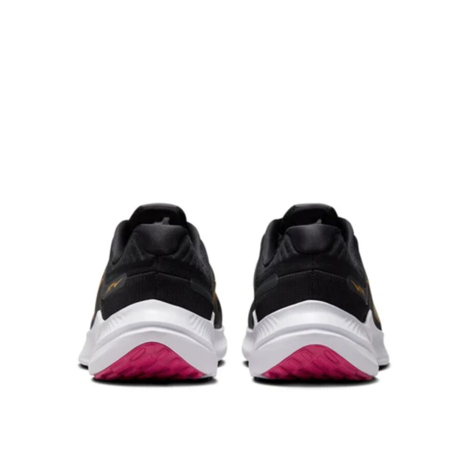 giày nike quest 5 'black dark smoke grey fireberry metallic gold' dd9291-009