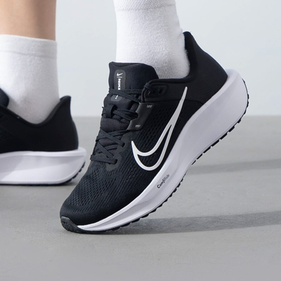 giày nike quest 6 'black white' fd6033-001