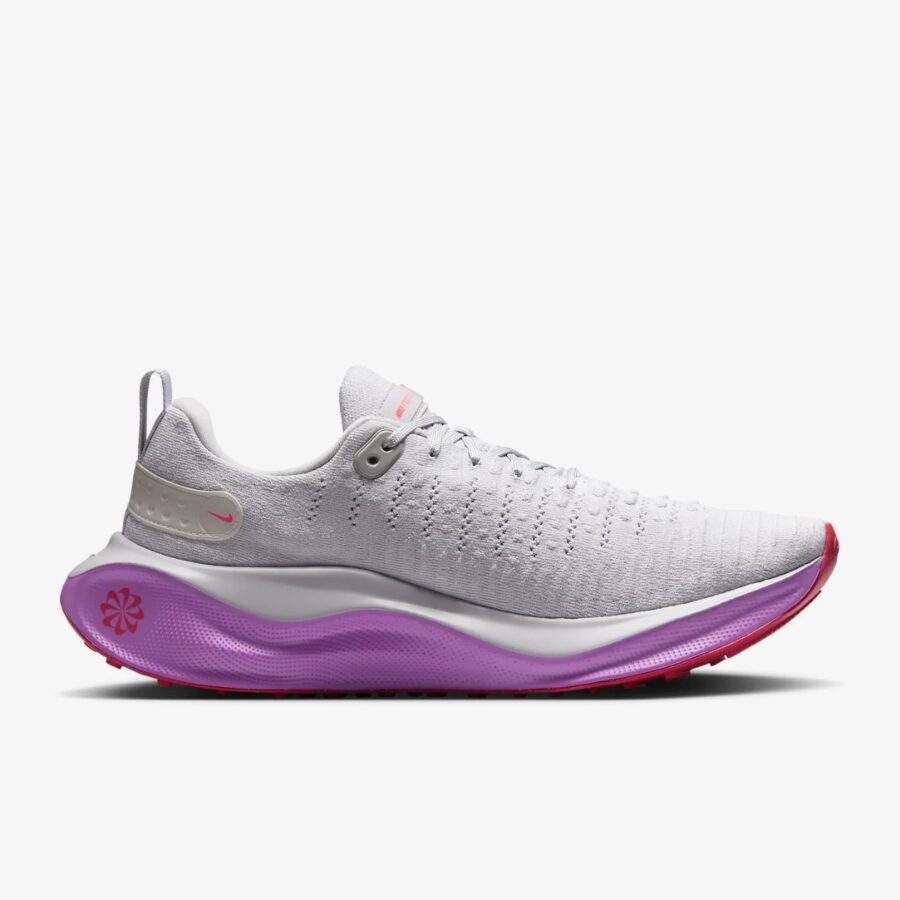 giày nike reactx infinity run 4 'vast grey hyper violet bright crimson' dr2665-011