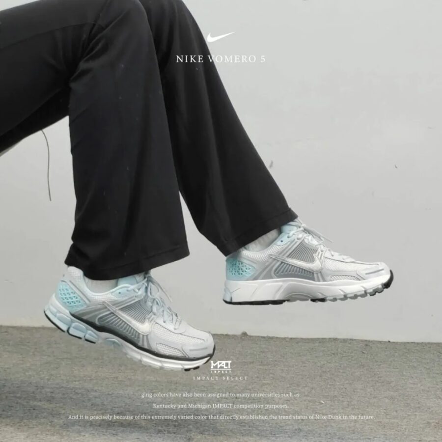 giày nike vomero 5 'pure platinum glacier blue' hq3255-043