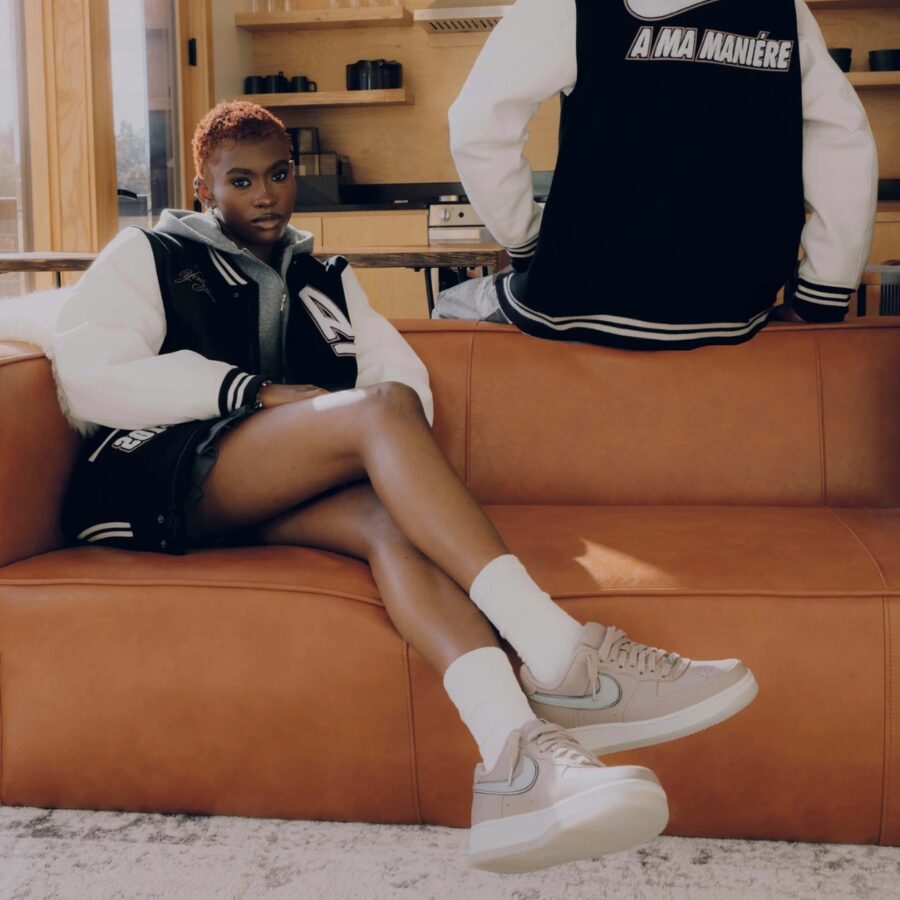 giày nike x a ma maniere air force 1 '07 'while you were sleeping' hf4084-200