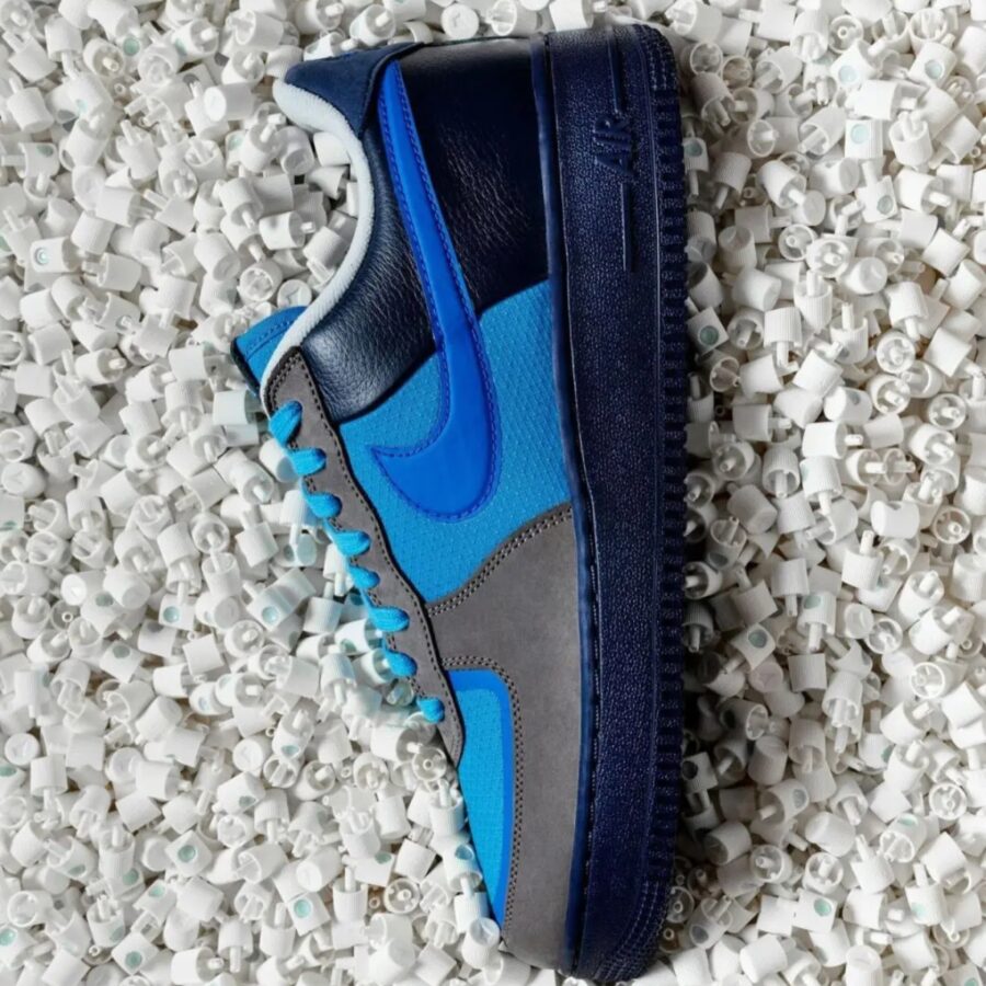 giày nike x stash air force 1 low 'soft grey harbor blue' hf5516-001