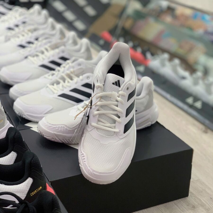 giày tennis/pickleball adidas courtjam control 3 ‘white’ if7888