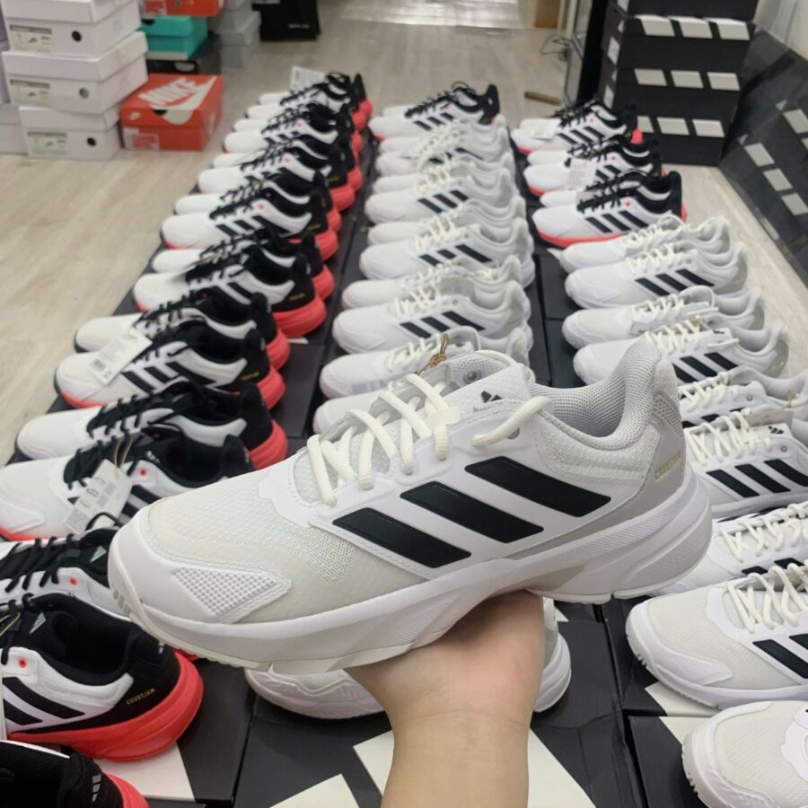 giày tennis/pickleball adidas courtjam control 3 ‘white’ if7888