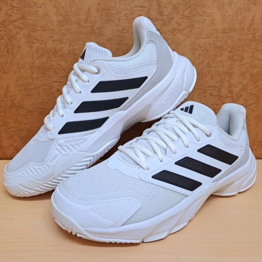 giày tennis/pickleball adidas courtjam control 3 ‘white’ if7888