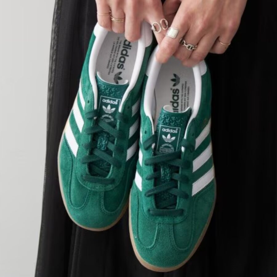 giày adidas gazelle indoor 'collegiate green gum' ji2062