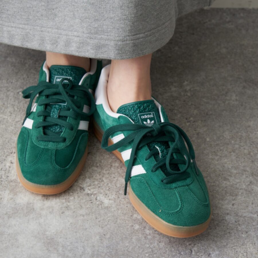 giày adidas gazelle indoor 'collegiate green gum' ji2062