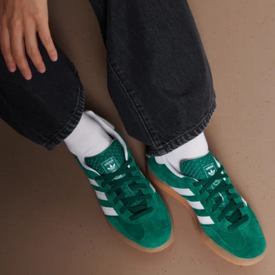 giày adidas gazelle indoor 'collegiate green gum' ji2062