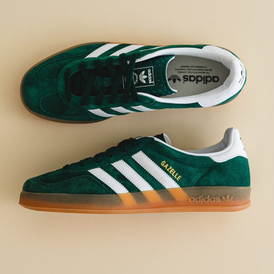 giày adidas gazelle indoor 'collegiate green gum' ji2062
