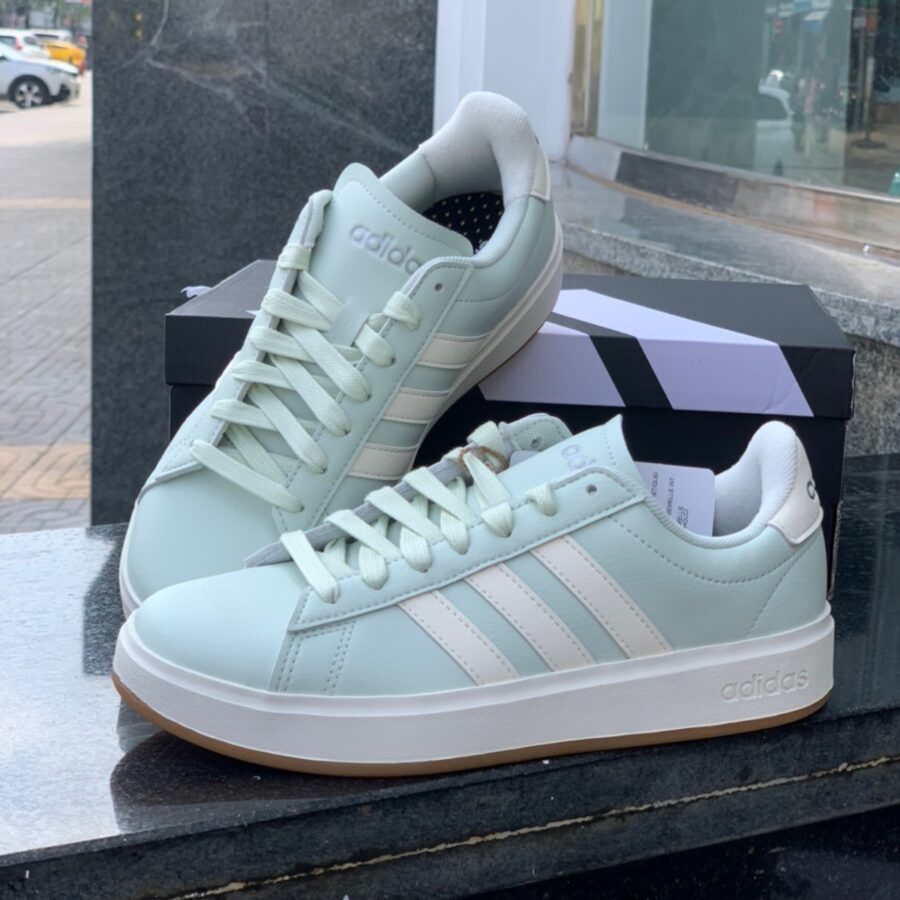 giày adidas grand court 2.0 'silver metallic' jh8679