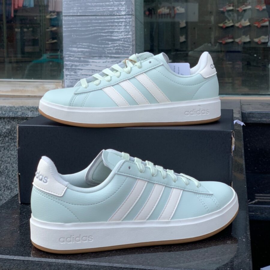 giày adidas grand court 2.0 'silver metallic' jh8679