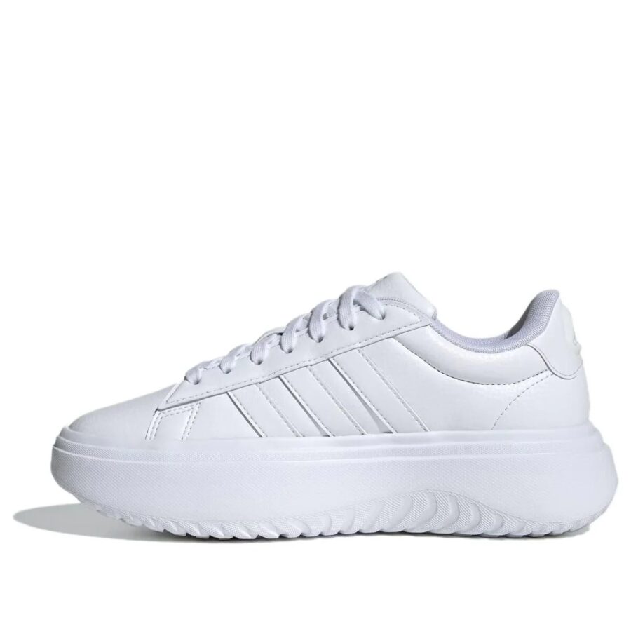 giày adidas grand court platform 'crystal white' ie1089