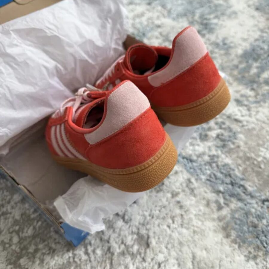 giày adidas handball spezial 'bright red clear pink' ie5894