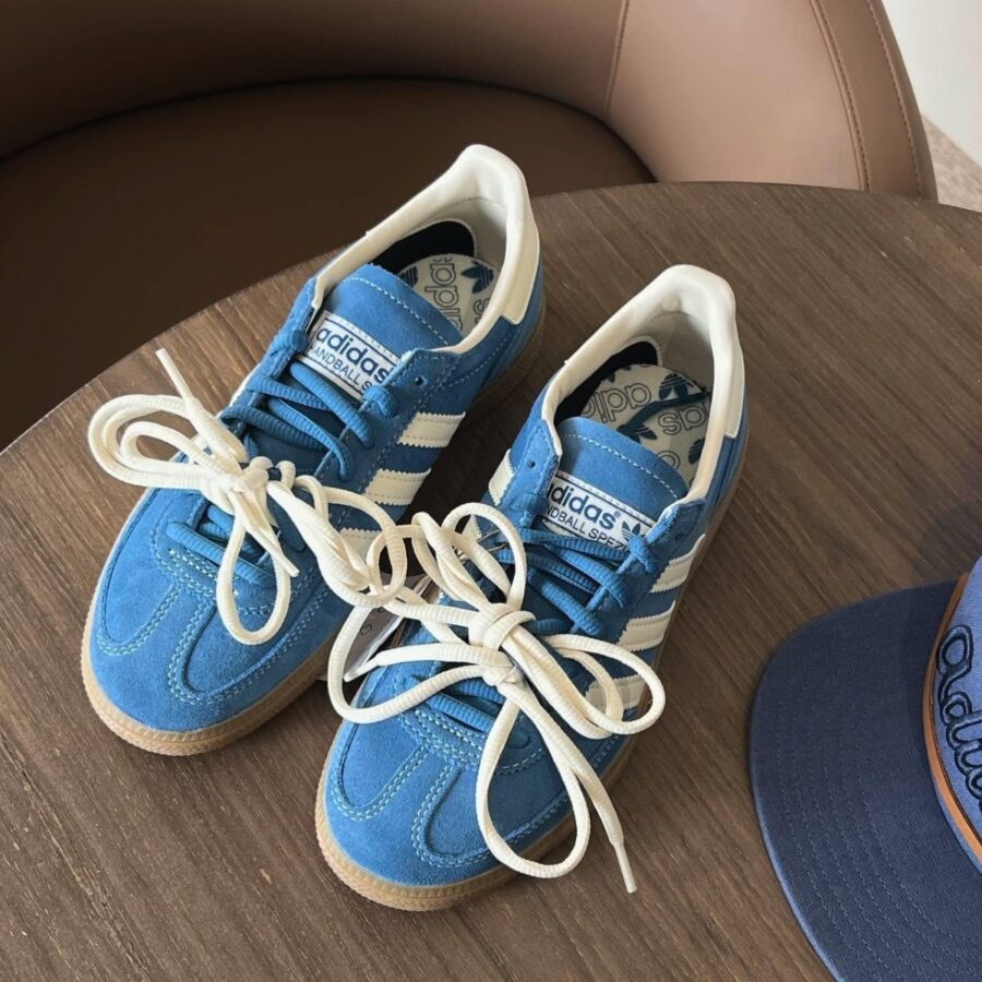 giày adidas handball spezial 'core blue gum' ig6194