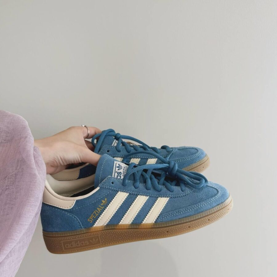 giày adidas handball spezial 'core blue gum' ig6194