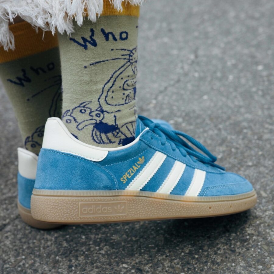 giày adidas handball spezial 'core blue gum' ig6194