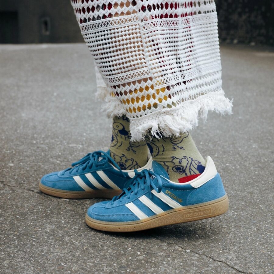 giày adidas handball spezial 'core blue gum' ig6194