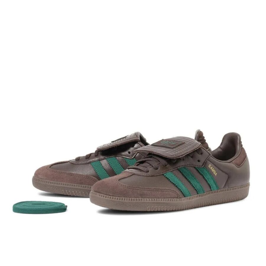 giày adidas originals samba lt 'dark brown green' js0603