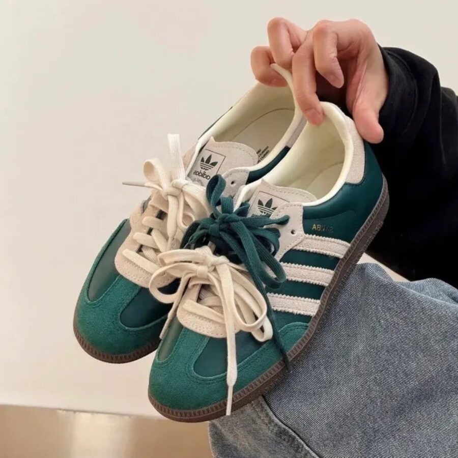 giày adidas samba og collegiate green gum ji3215