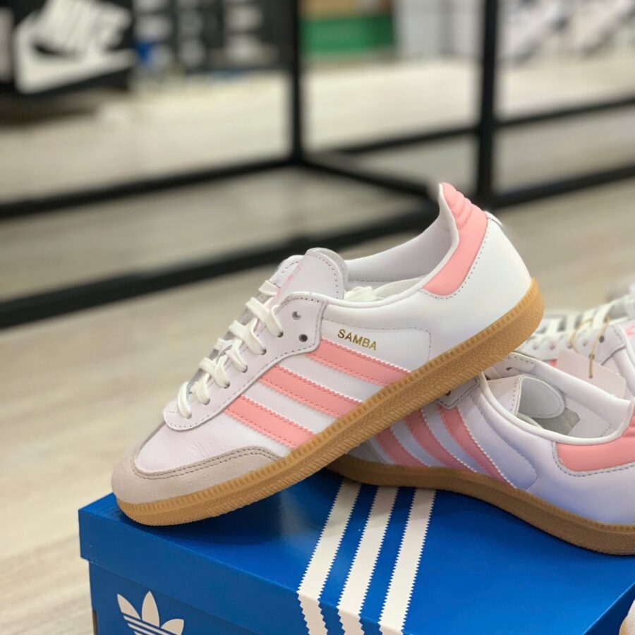 giày adidas samba og "white coral pink" jp5480