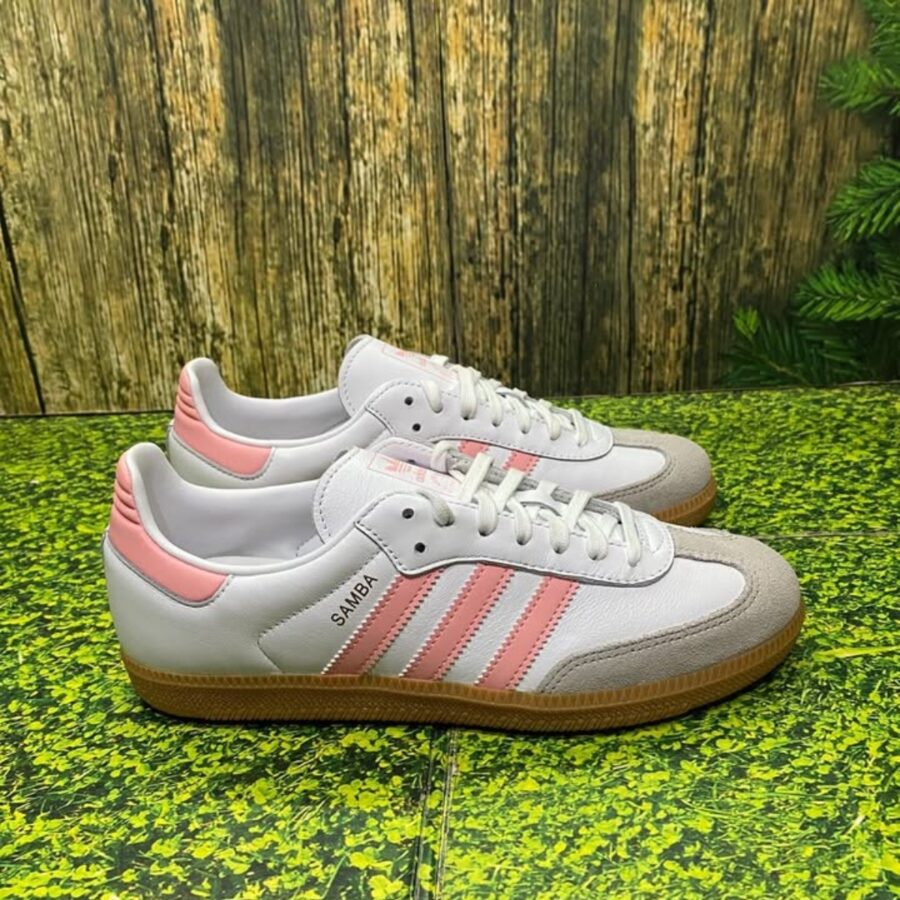 giày adidas samba og "white coral pink" jp5480