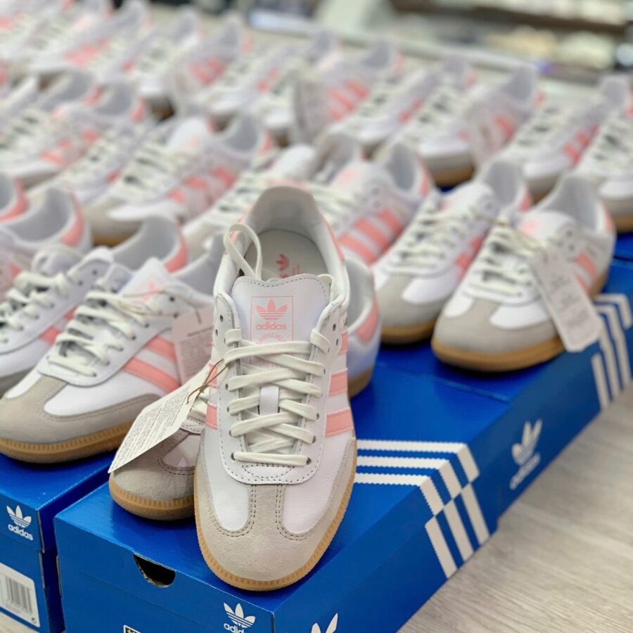 giày adidas samba og "white coral pink" jp5480