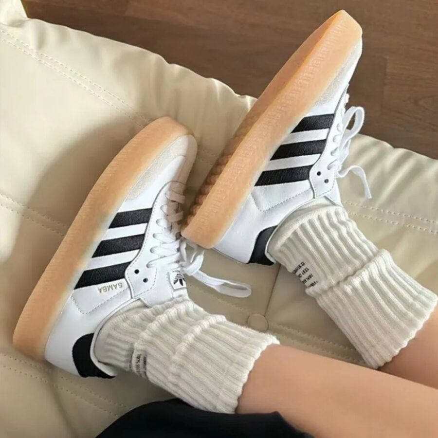 giày adidas sambae 'cloud white black' ji1349