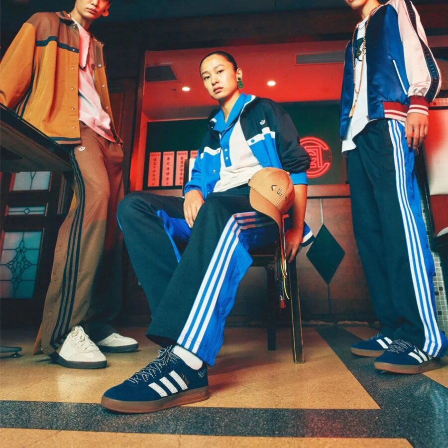 giày adidas x clot gazelle 'navy gum' ih3725