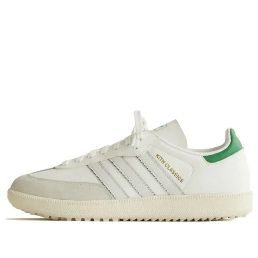 giày adidas x kith samba spikeless golf 'white green' ig5711