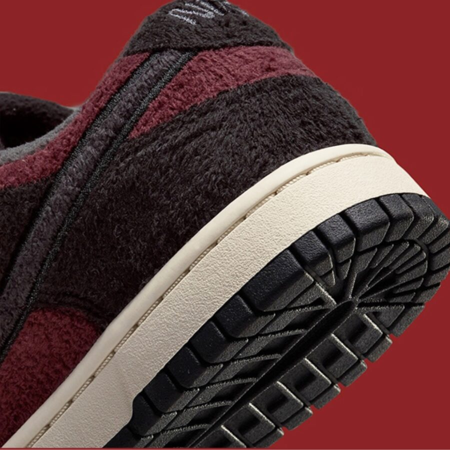 giày nike dunk low se 'fleece - burgundy crush' dq7579-600