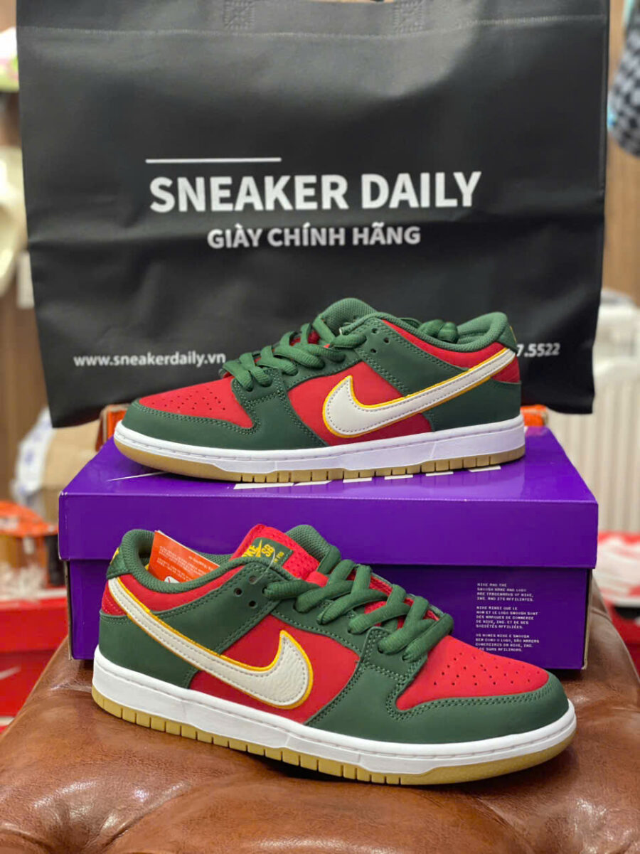 giày nike sb dunk 'seattle sonics' fz1287-300