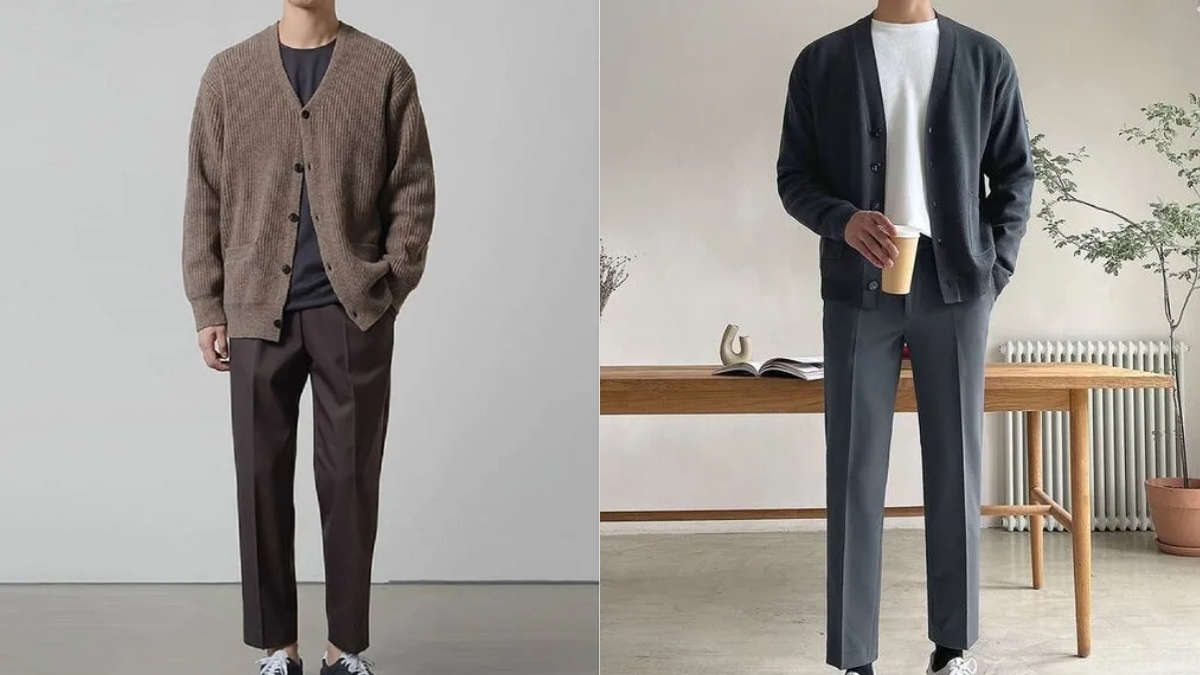 10+ cách phối đồ với áo cardigan nam trở nên sành điệu hơn